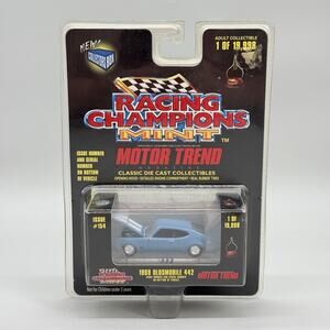 Racing Champions Motor Trend Magazine 1969 Oldsmobile 442 Blue Diecast Car